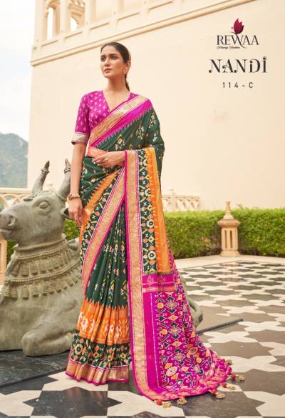 Nandi By Revaa Designer Festive Wear Attractive Saree Collection